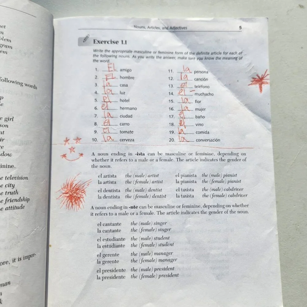 Learn Spanish Book Easy Spanish Step-By-Step Master High-frequency Grammar for S